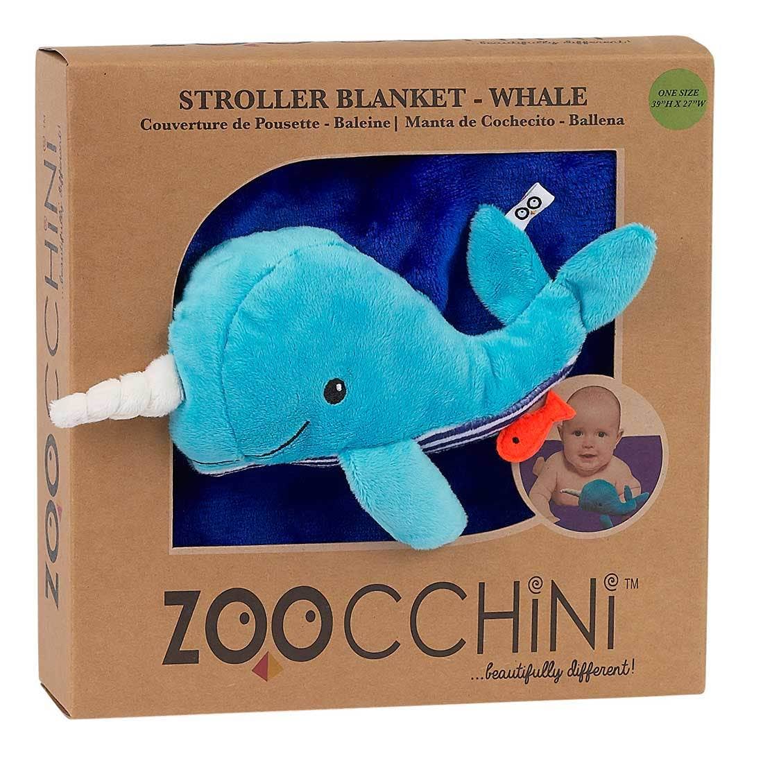 Baby Buddy Stroller Blanket - Willy the Whale