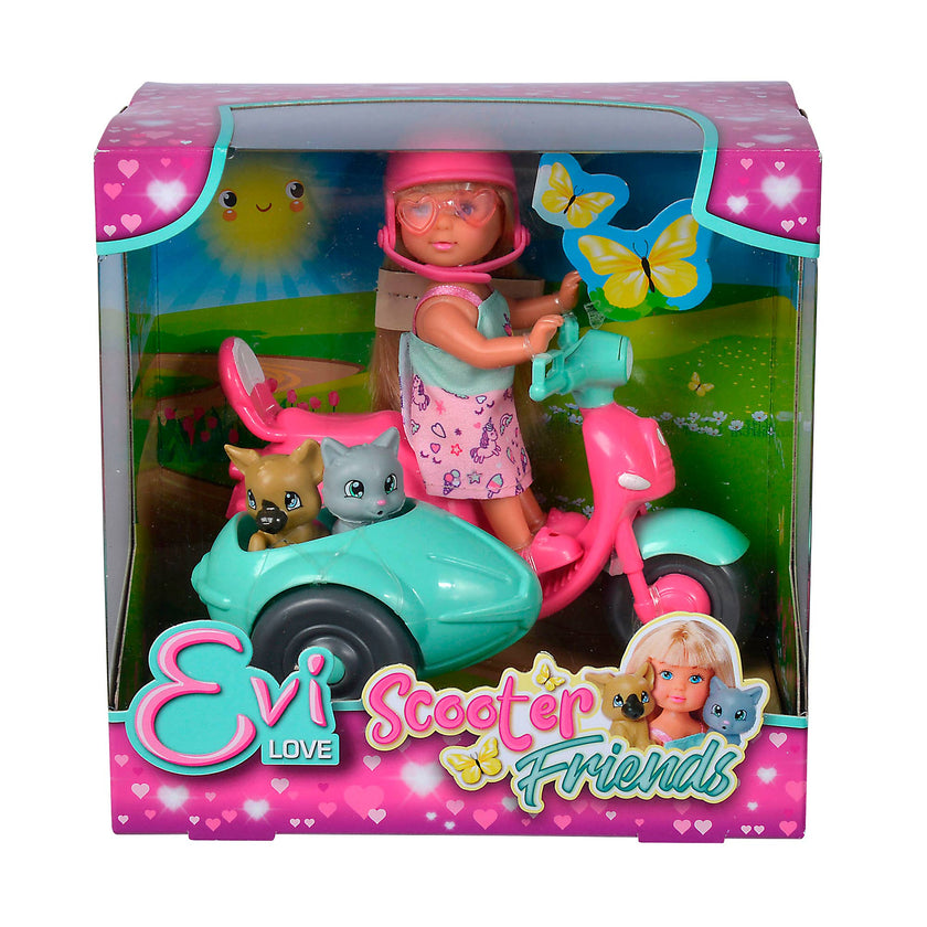 Simba Dickie- Evi Love- Scooter Friends Playset Doll
