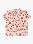 Boys Thanksgiving Turkey Gobble Knit Short Sleeve Performance Polo