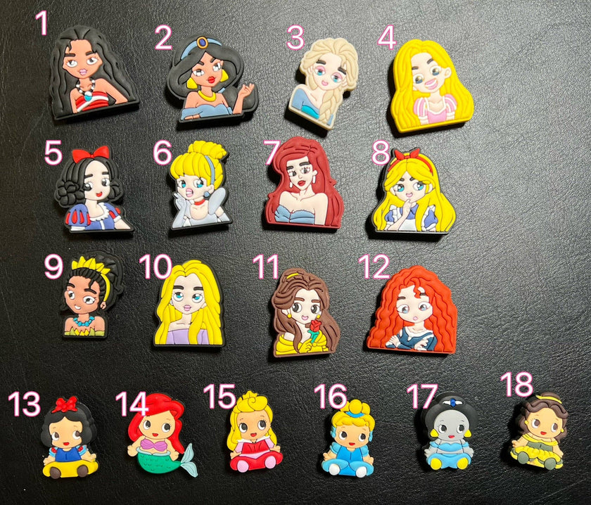 DELETE DUPLICATE Princesses and Brave Girls shoe charms: #A11 Cinderella