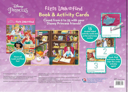 Disney Princess - First Look and Find Book and Activity Card Set