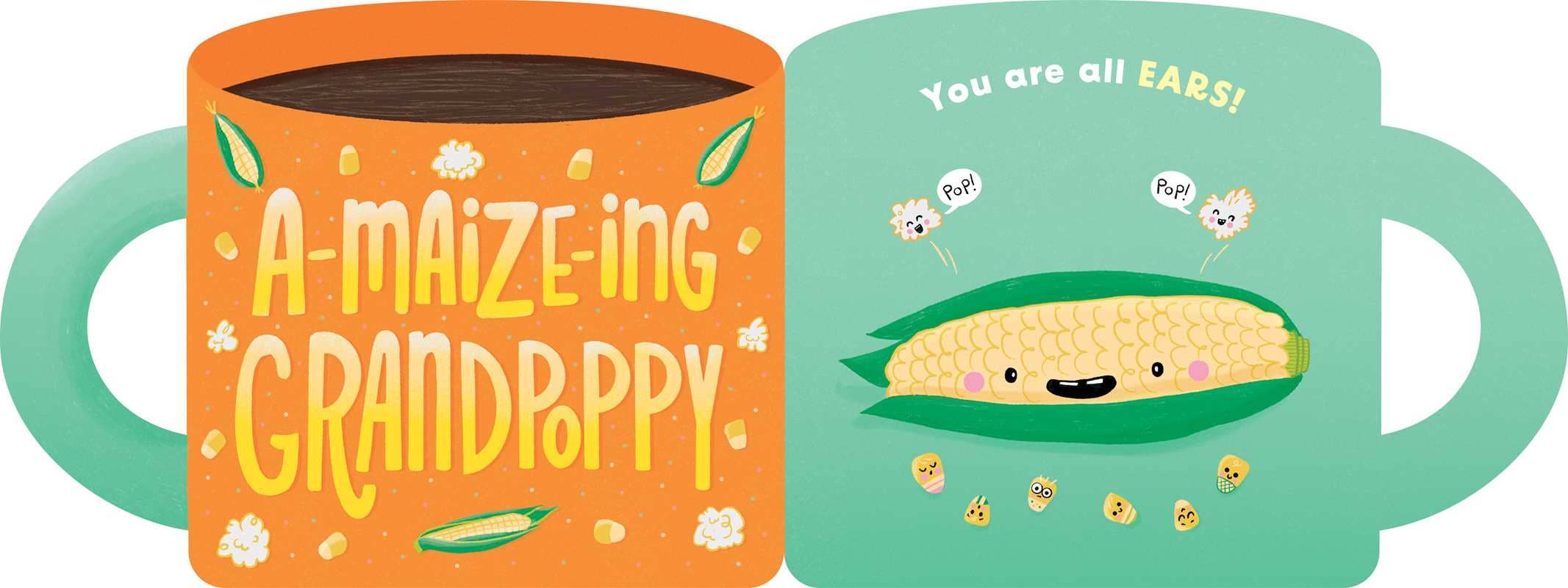 Grandest Grandpa (A Mugs & Kisses Shaped Board Book)