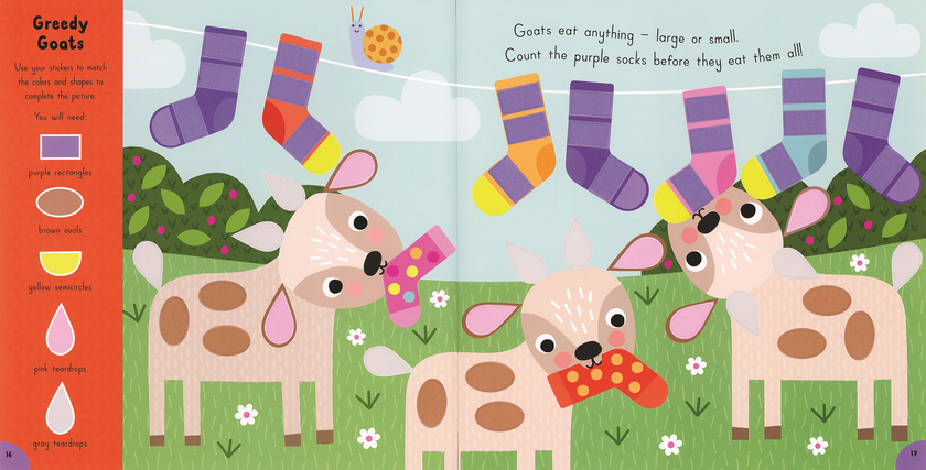 Match and Stick: On the Farm Sticker Book