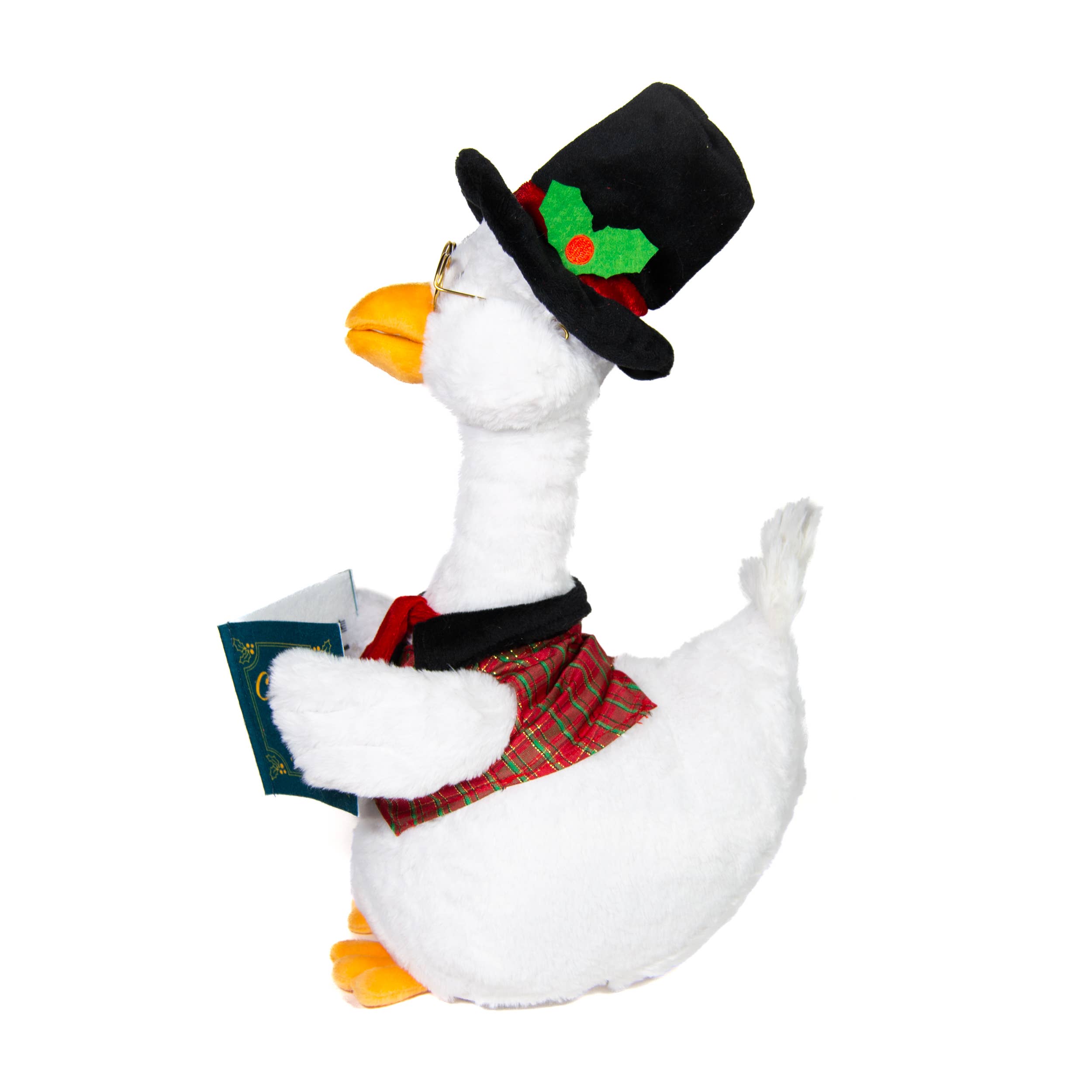 Carolin' Father Goose (Animated Singing Christmas Plush Toy)