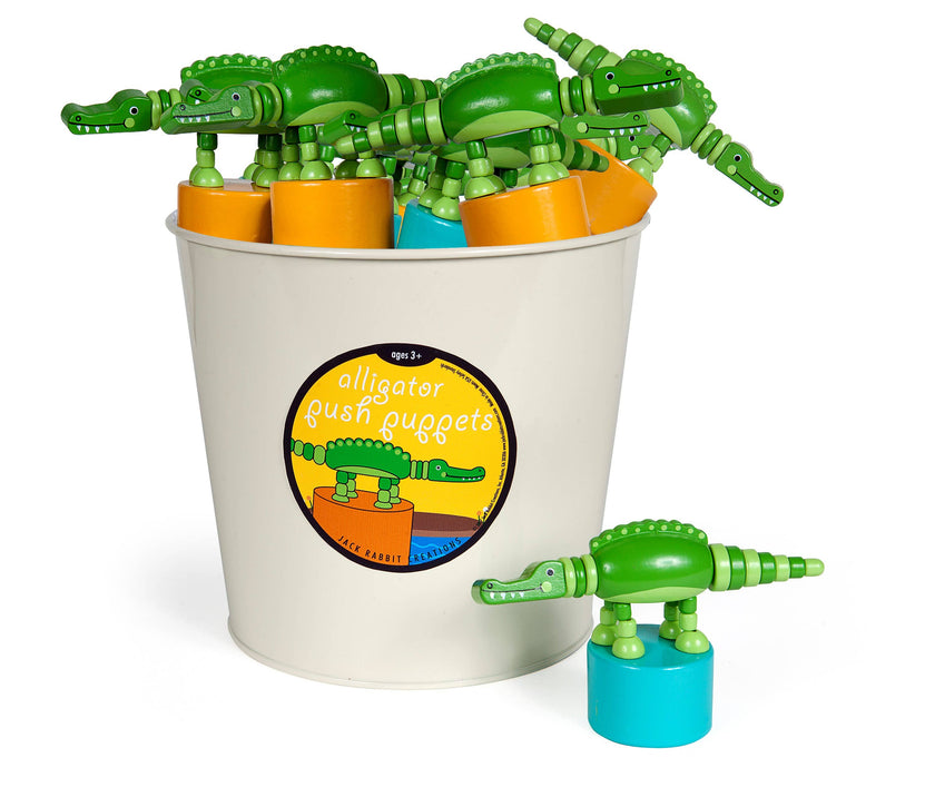 Alligator Toy Push Puppets Assorted- Each