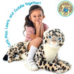Sienna the Snow Leopard | 30 Inch Stuffed Animal Plush