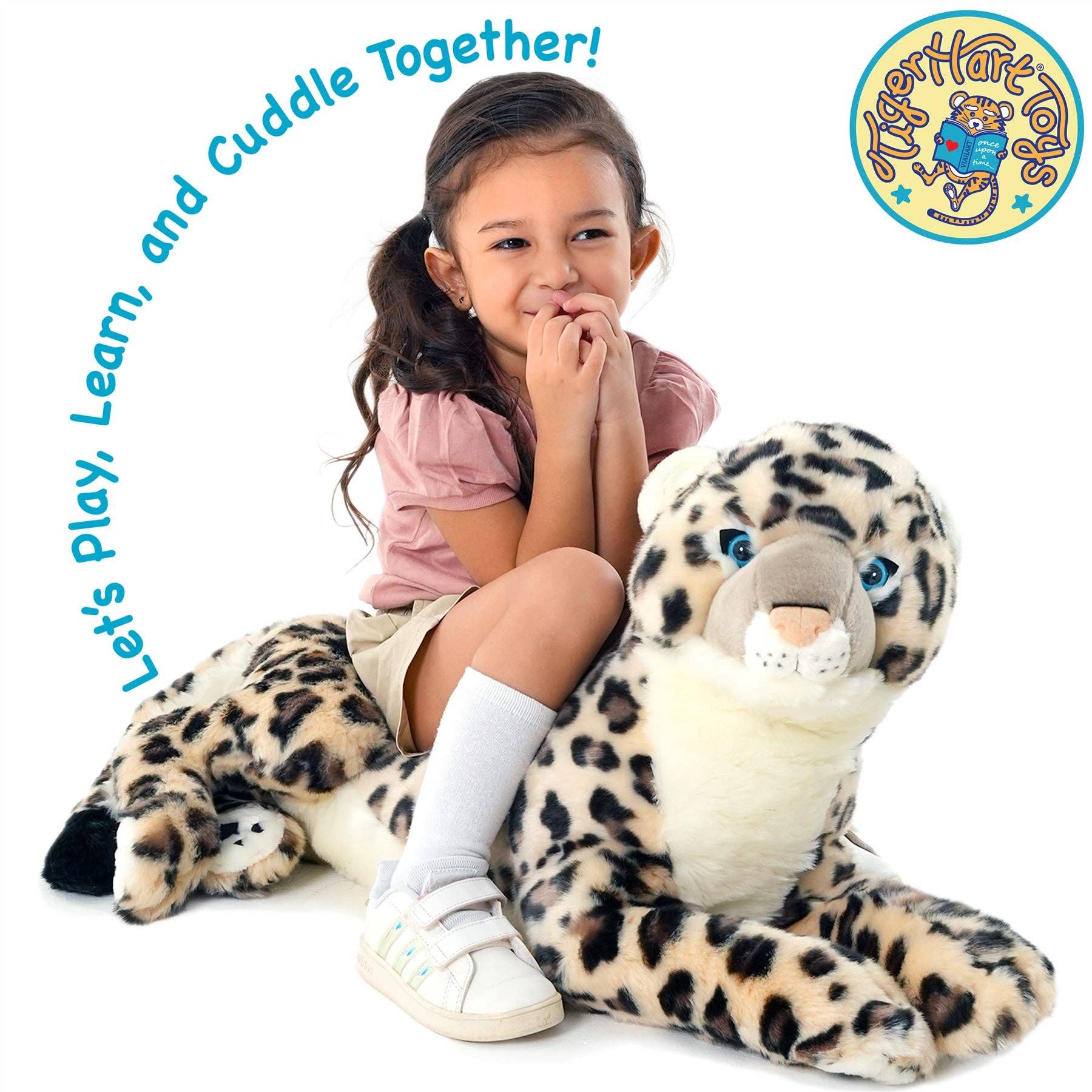 Sienna the Snow Leopard | 30 Inch Stuffed Animal Plush