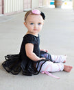 White Ballet Bow Dance Leg Warmers