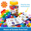 Brain Flakes 500 Piece Interlocking Plastic Disc Set | Stuffed Animal Plush