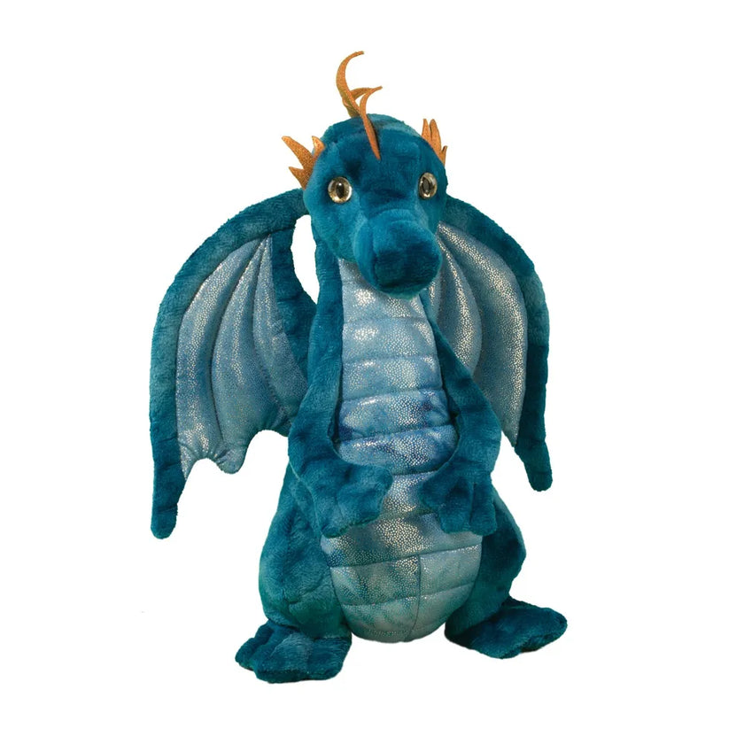 Dragon Zander Blue Plush Stuffy Stuffed Animal