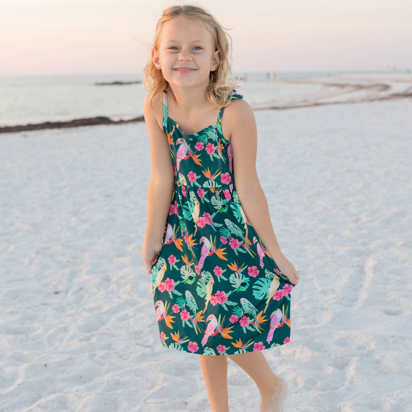 Isla Botánica Tropical Birds Bamboo Sundress