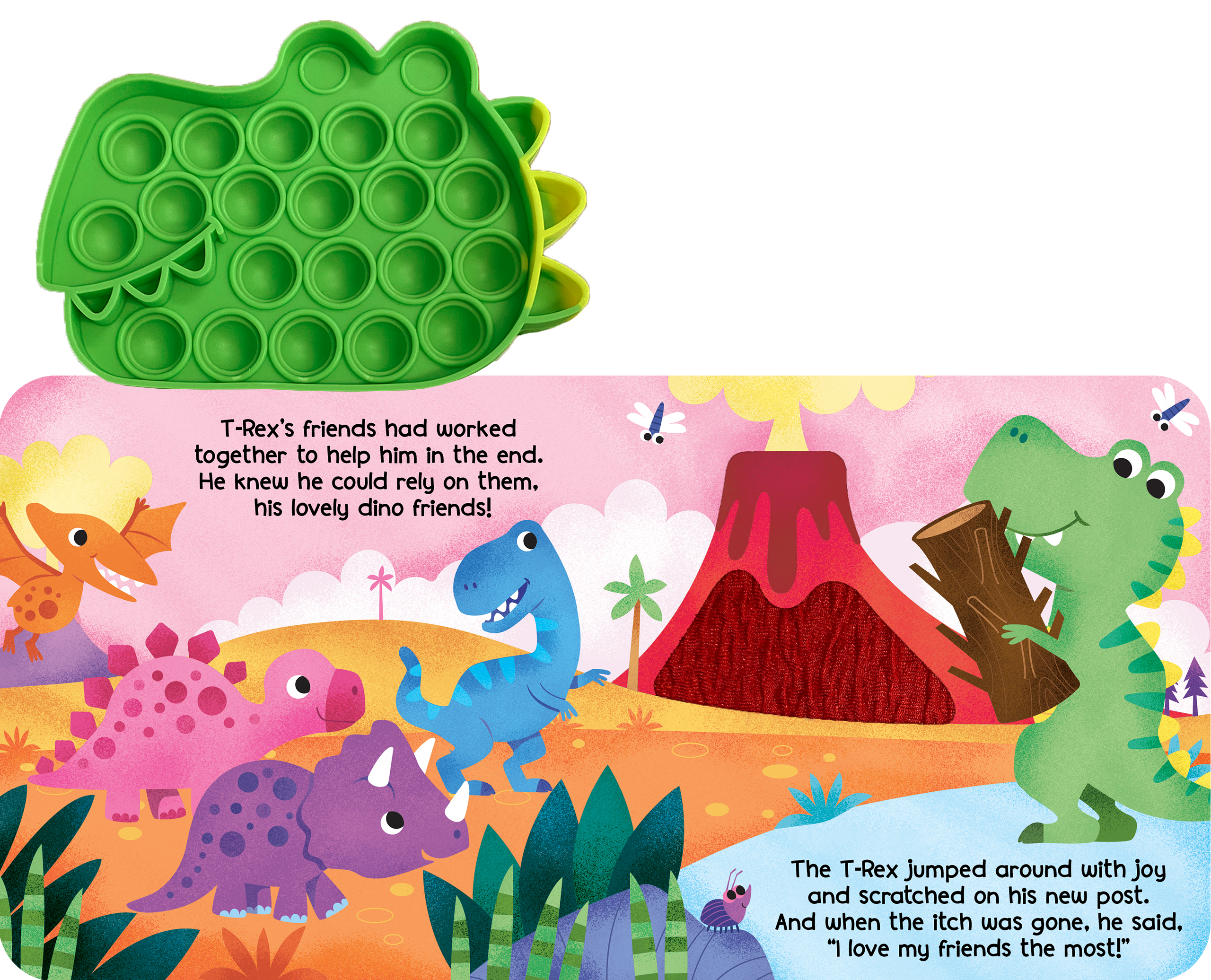 Little T-Rex - Your Sensory Fidget Friend Board Book