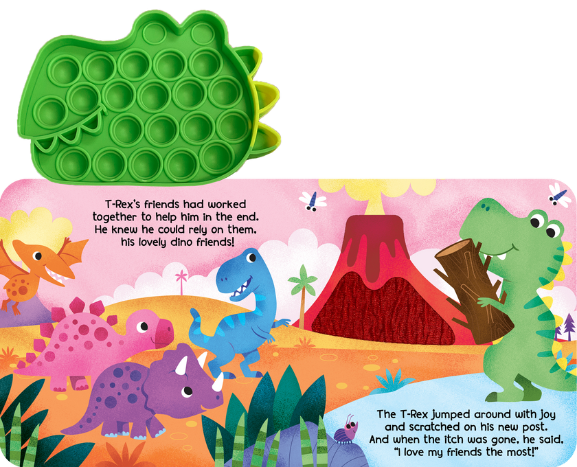 Little T-Rex - Your Sensory Fidget Friend Board Book