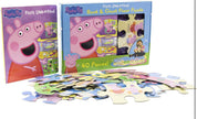 Peppa Pig - First Look and Find Board Book & Giant 40 Piece  Puzzle Set