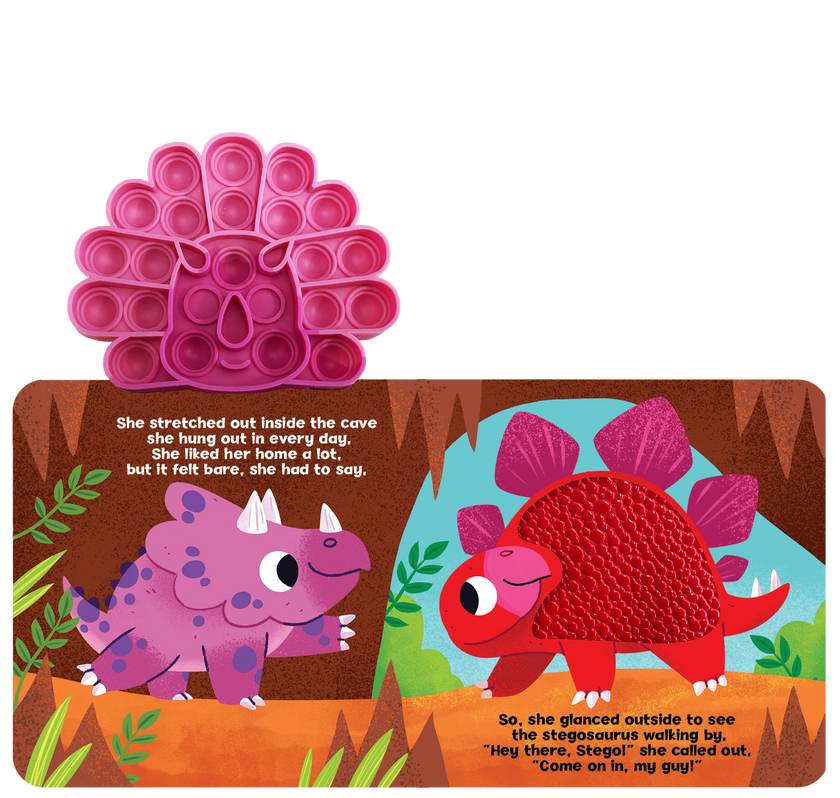 Little Triceratops - Your Sensory Fidget Friend Board Book
