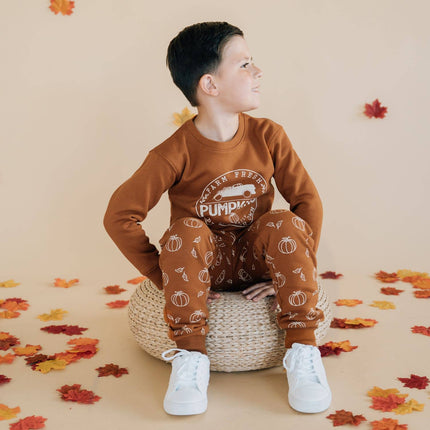 Farm Fresh Pumpkins Sweatshirt - Boys Clothing -Fall Harvest