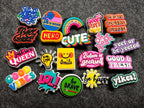 Inspiring Words Shoe Charms