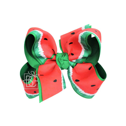 Layered Watermelon Bow