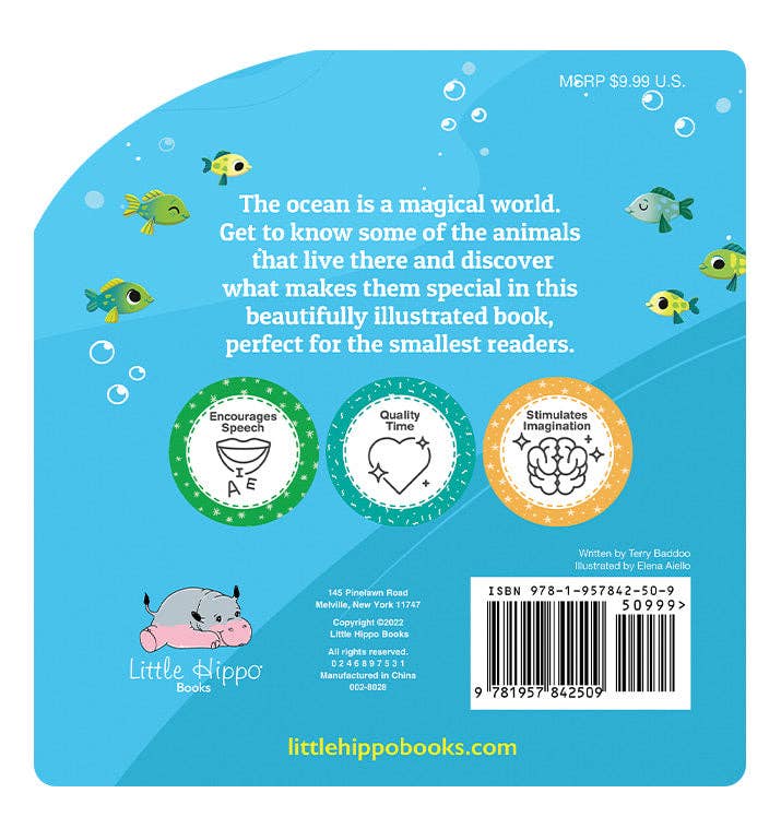 Fishy Fun - Children's Board Book with Shaped Animal Tabs