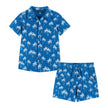 Boys Toddler Matching Blue Palm Terry Set