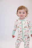 Barks & Birdies Golf Dogs Convertible Zip Pjs 