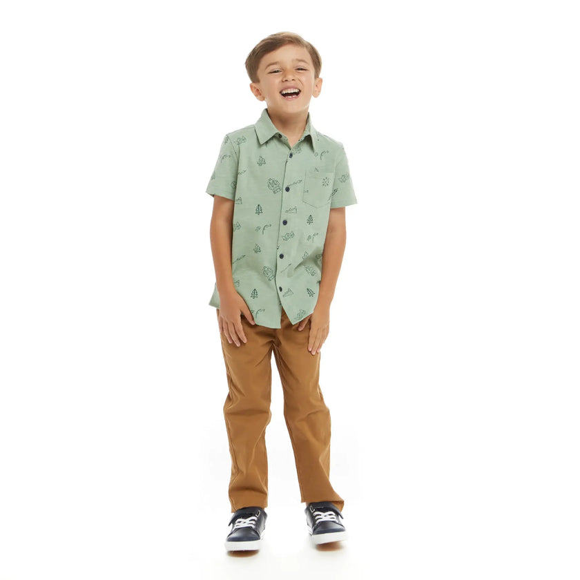 Short Sleeve Knit Buttondown Shirt | Outdoor Adventurer