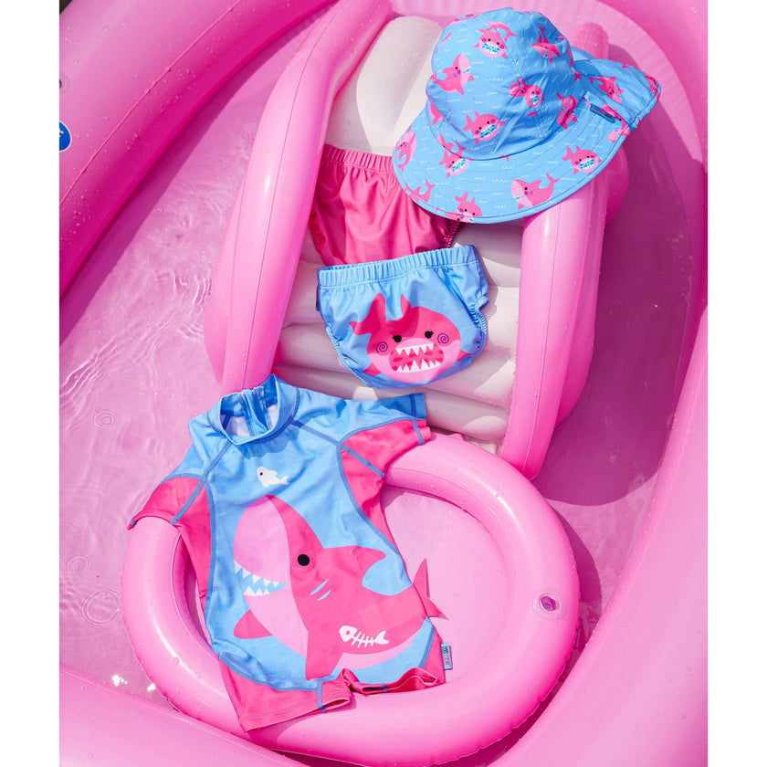 Baby/Toddler Cape Sunhat Sophie the Shark