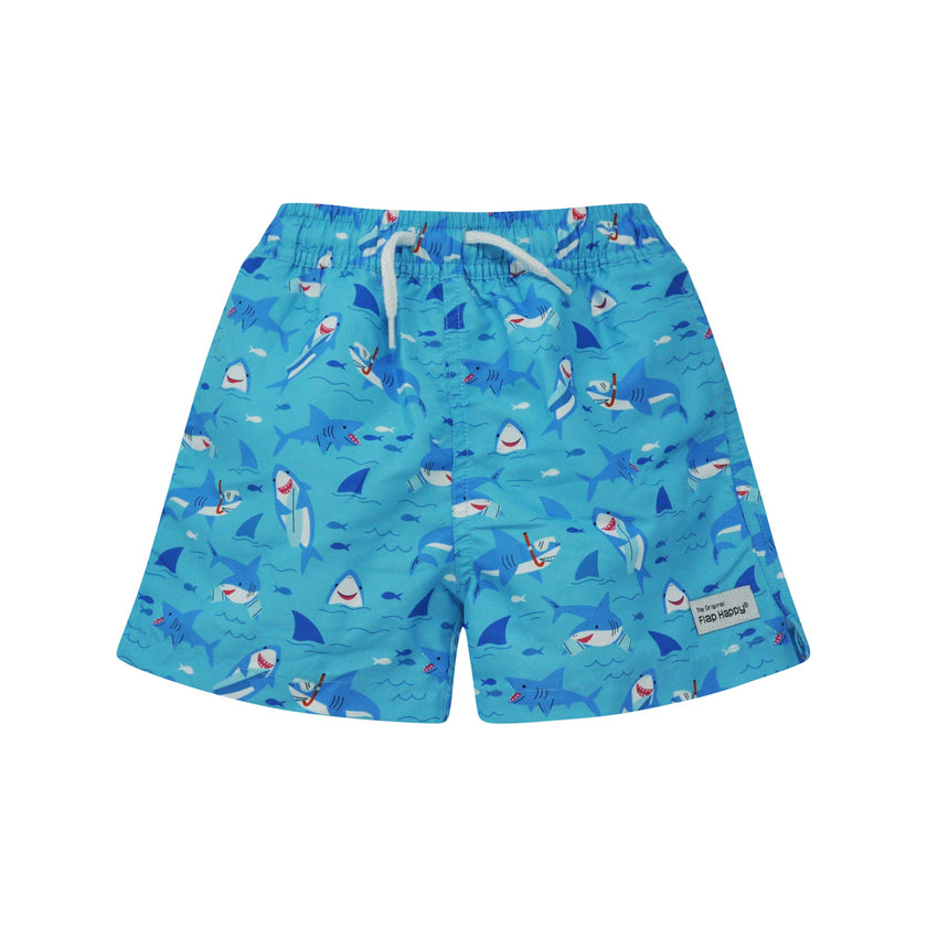 Kids UPF50+ Wesley Swim Trunks with Mesh Liner for Boys