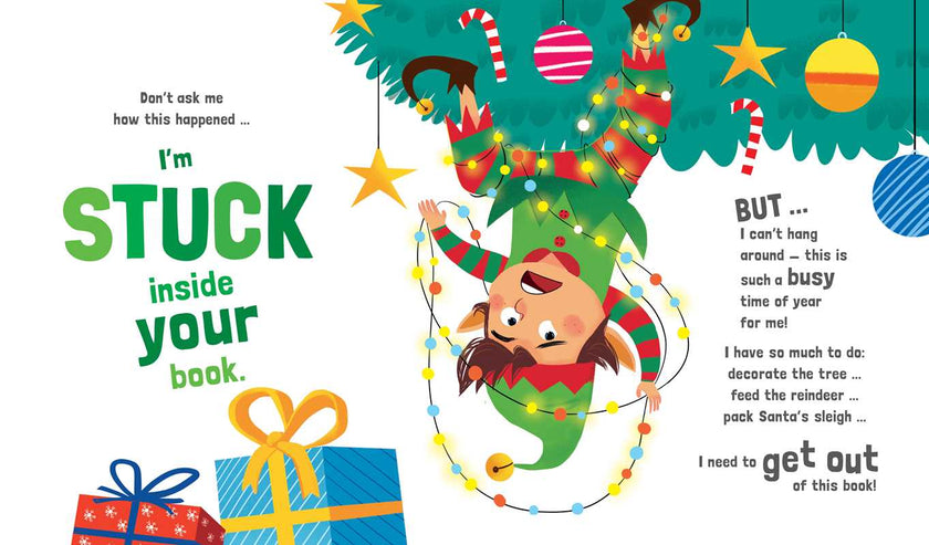 There's an Elf Stuck in My Book! Hardcover Book
