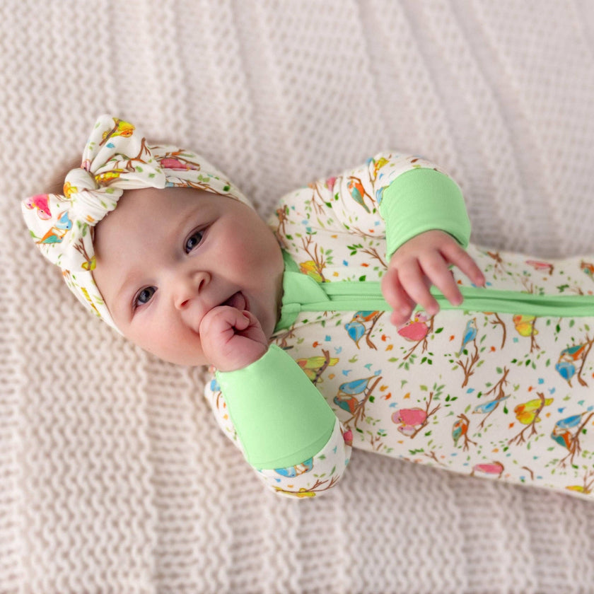 Love Birdees Bamboo Convertible Footie (NB-24m)