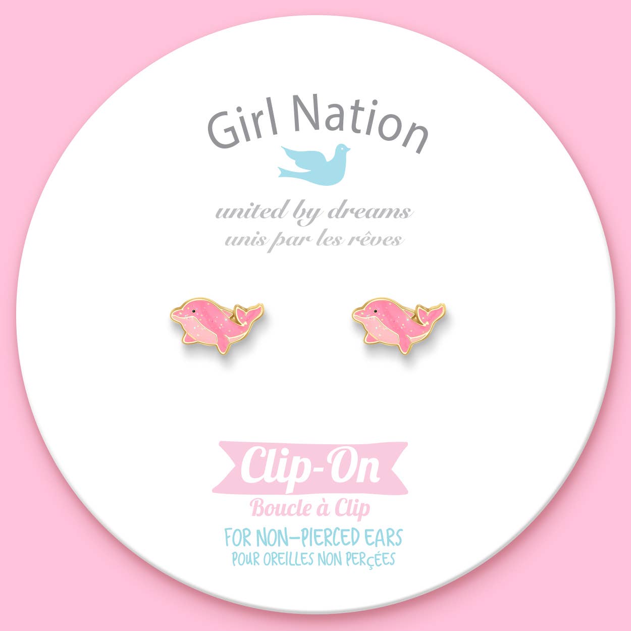 Clip On Earrings | Dazzling Dolphin Earrings for Summer