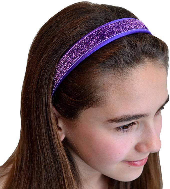 Satin Glitter Sparkle Arch Girls Headband - Assorted