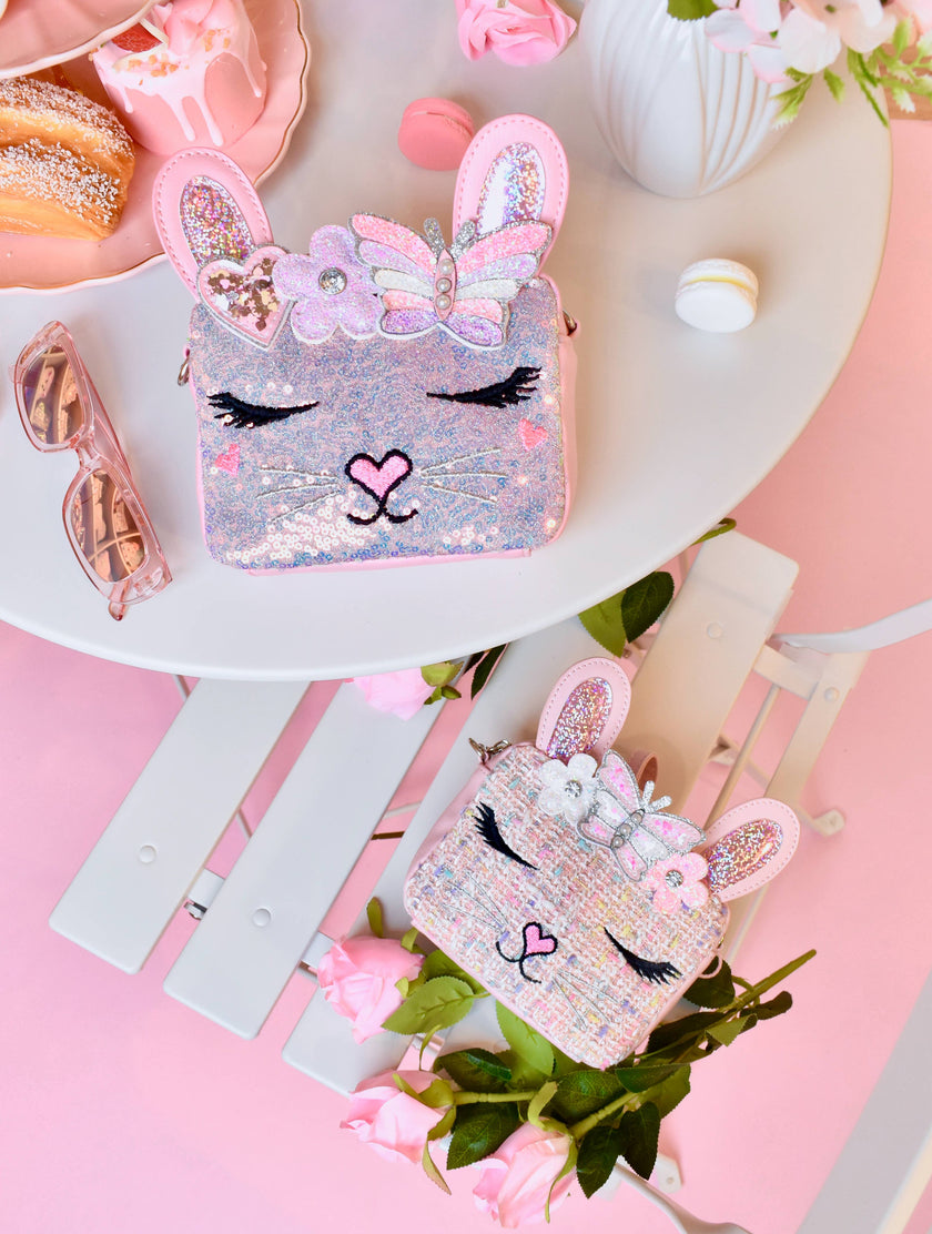 Miss Kiki Bunny Sequin Crossbody Bag