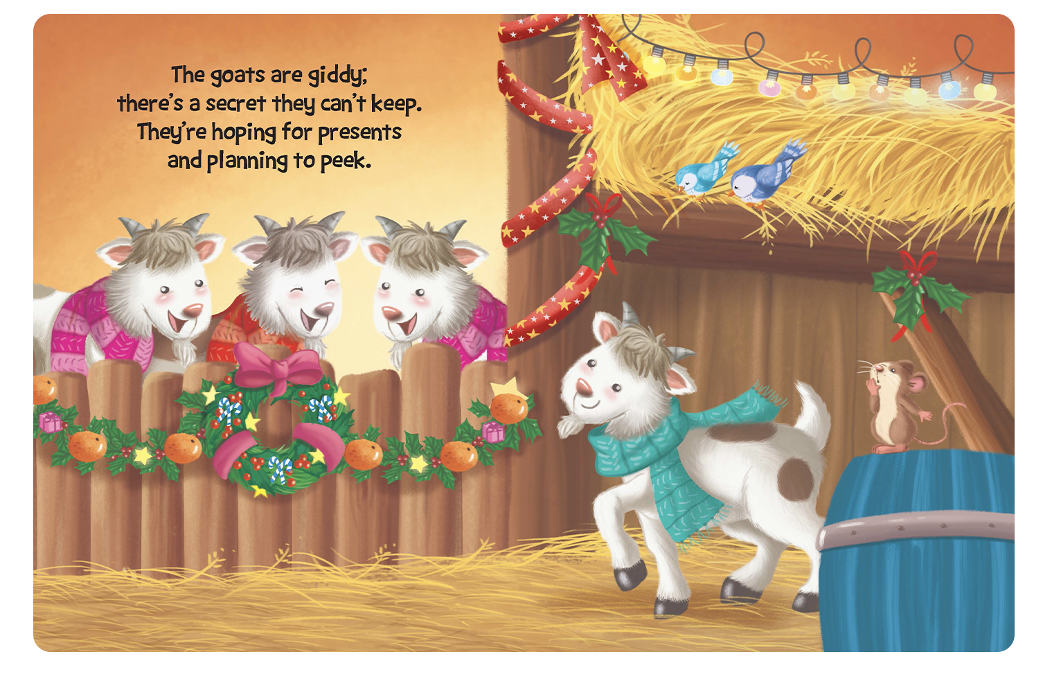 Christmas On The Farm - Children's Holiday Padded Board Book