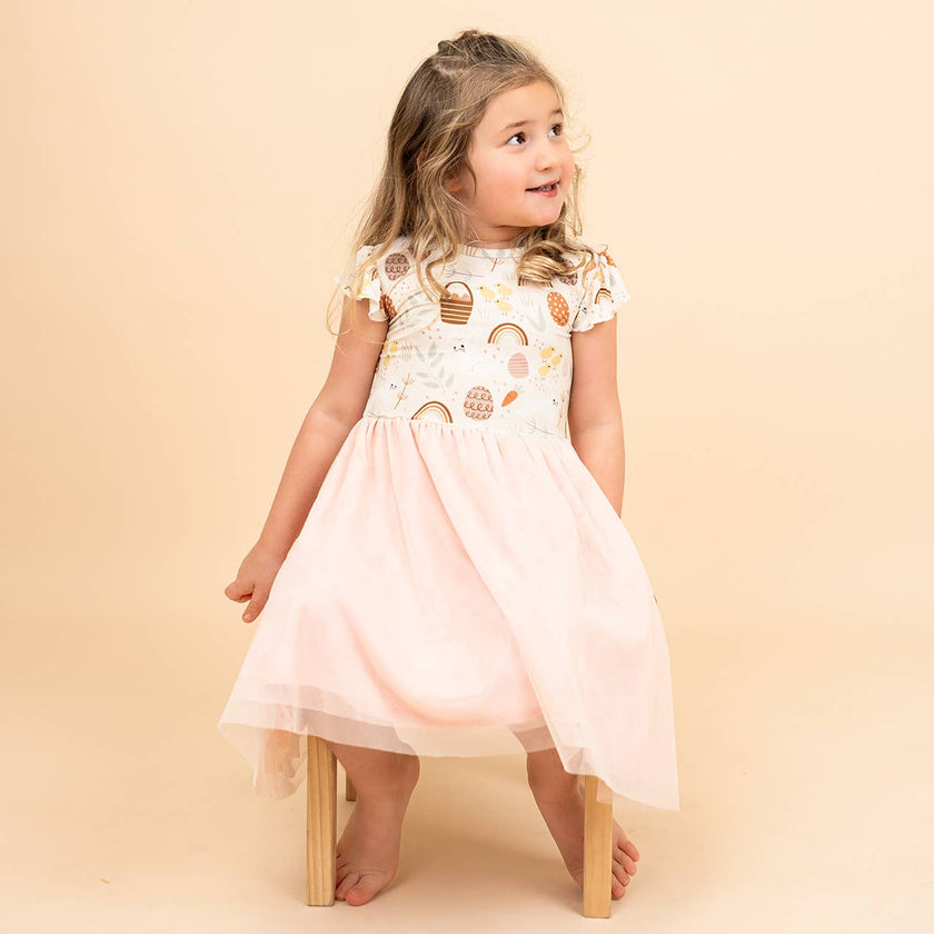 Bamboo Easter Dress - Hop to it Twirl Dress