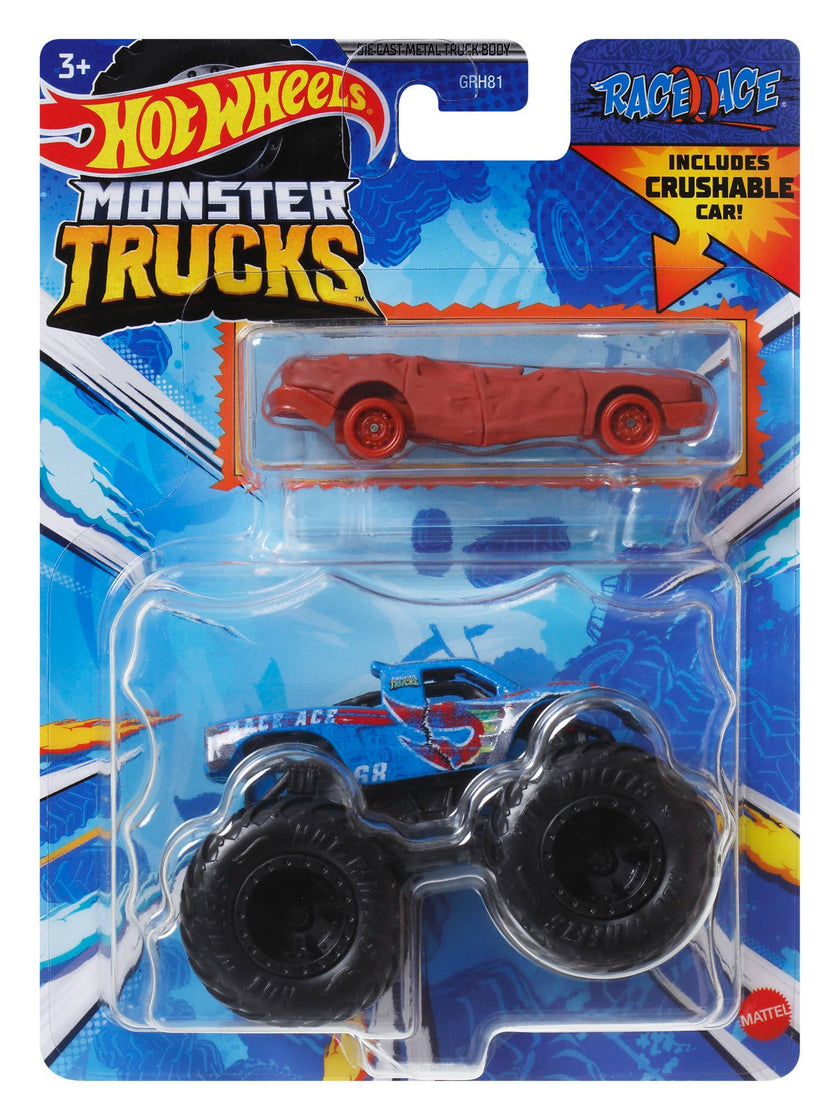 Die-Cast Hot Wheels Die Cast Monster Truck & Car Singles