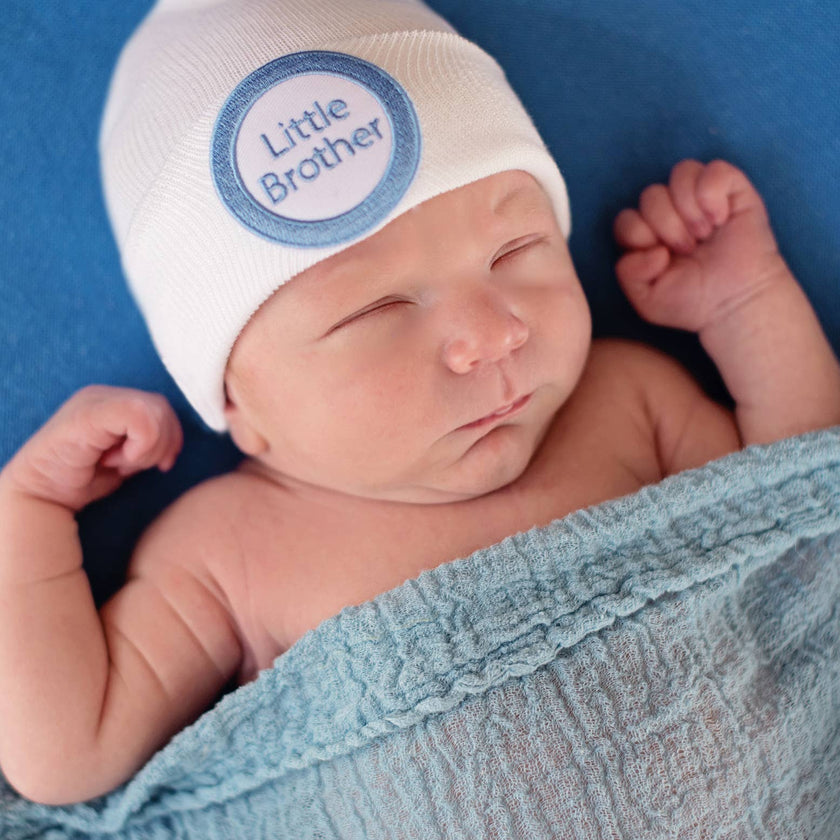Little Brother Newborn Hospital Hat