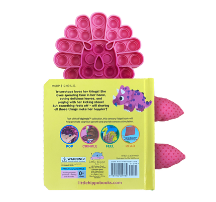 Little Triceratops - Your Sensory Fidget Friend Board Book