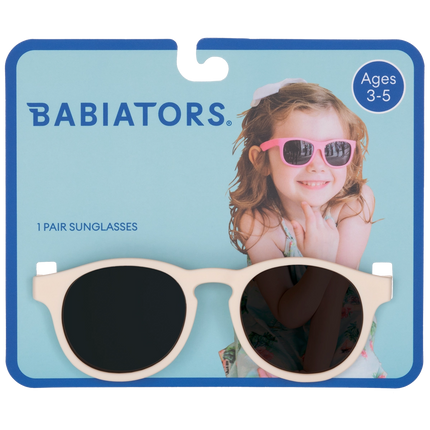 Cream Keyhole Kids Sunglasses