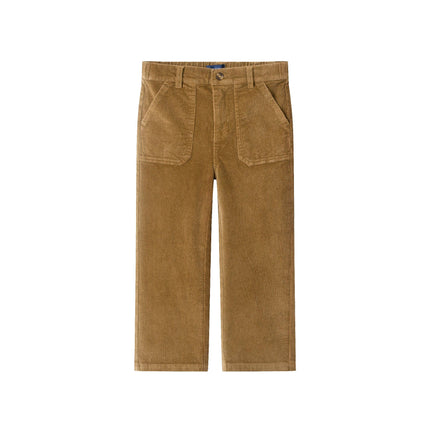 Kids Wide Leg Corduroy Pants | Beige