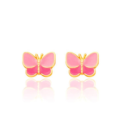 Sweet Pink Butterfly | Cutie Stud Earrings for Girls