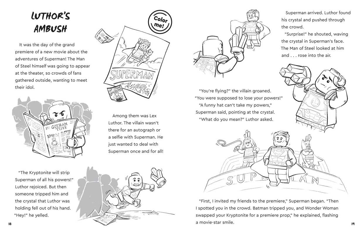 LEGO Book DC Super Heroes: Superman to the Rescue! by AMEET Publishing