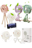 Matte Pastel Led Flexible Leg Electric Fan - Assorted