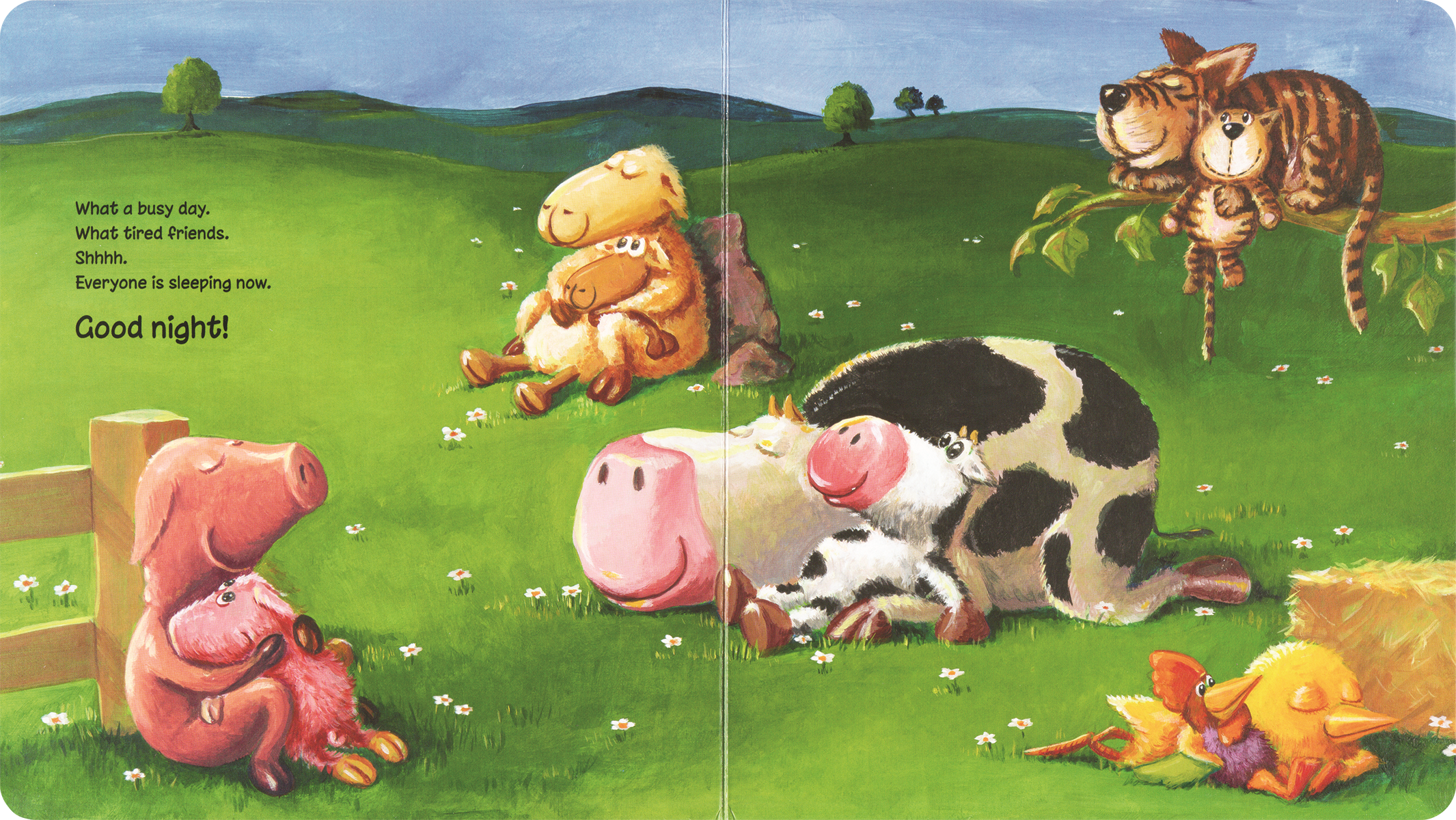 Kisses, Cuddles, and Good Night! Board Book