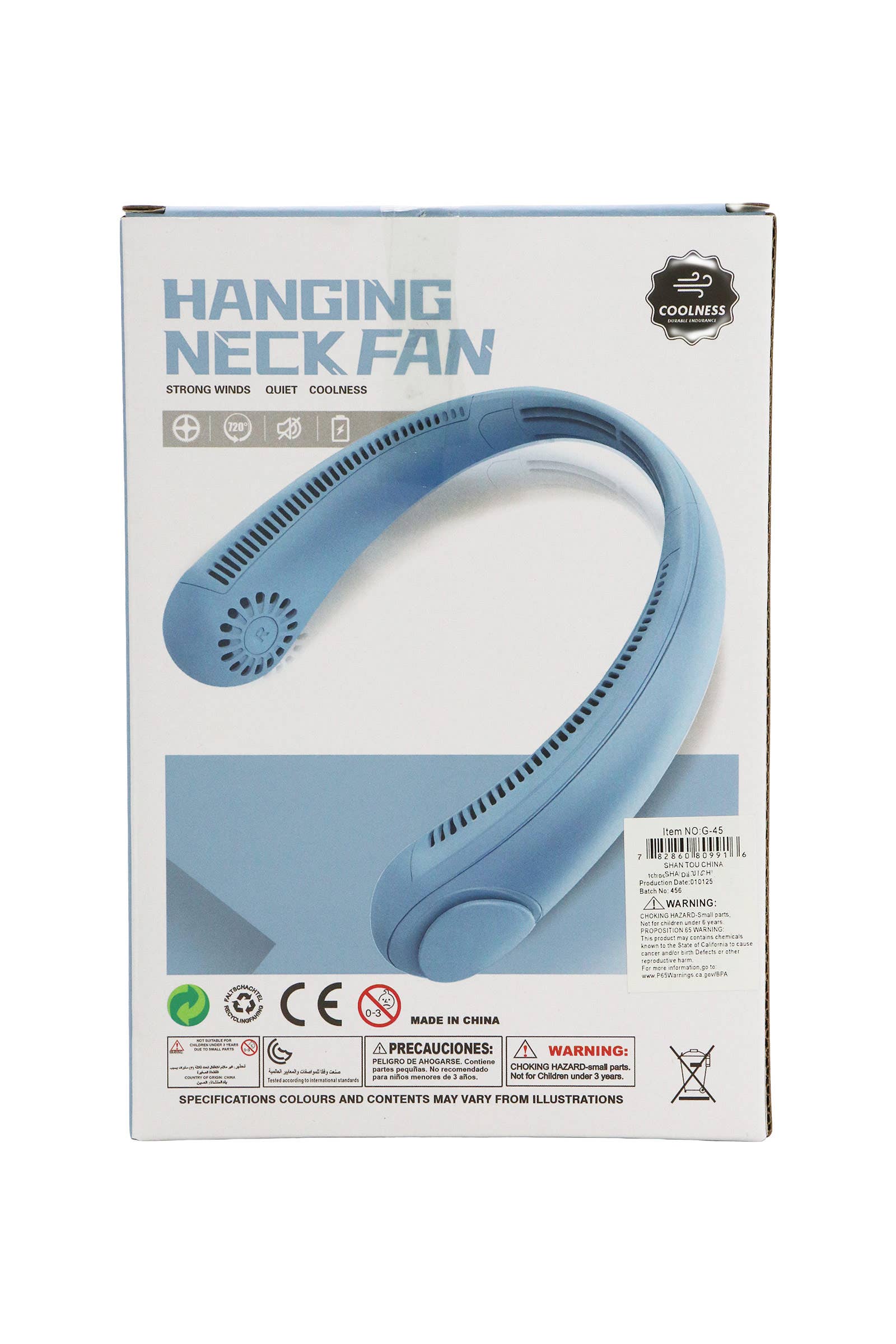 Bladeless Neckband Electrical Fan - Assorted