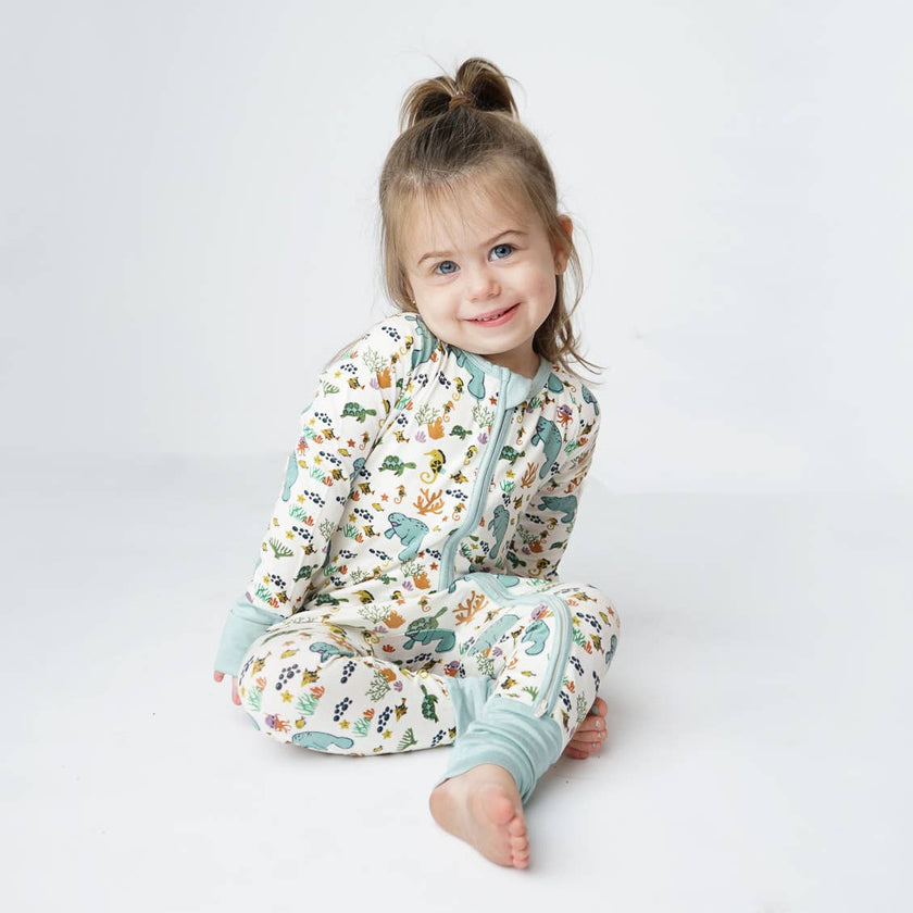 Manatee Bamboo Pajamas Baby Pajamas Baby Clothes