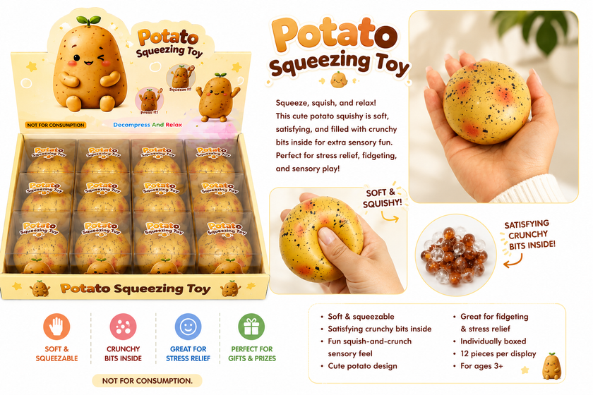 Crunchy Potato Squishy Toy