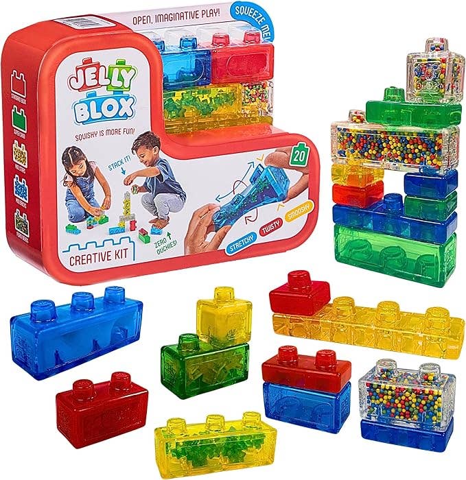Jelly Blox Creative Toy Kit - Sensory Play Toy Ages 2+