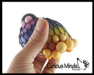 Rainbow Mesh Doh Filled Squeeze Balls - Doh - Ultra Squish Toy