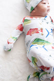 Fish Newborn Bamboo Knotted Gown